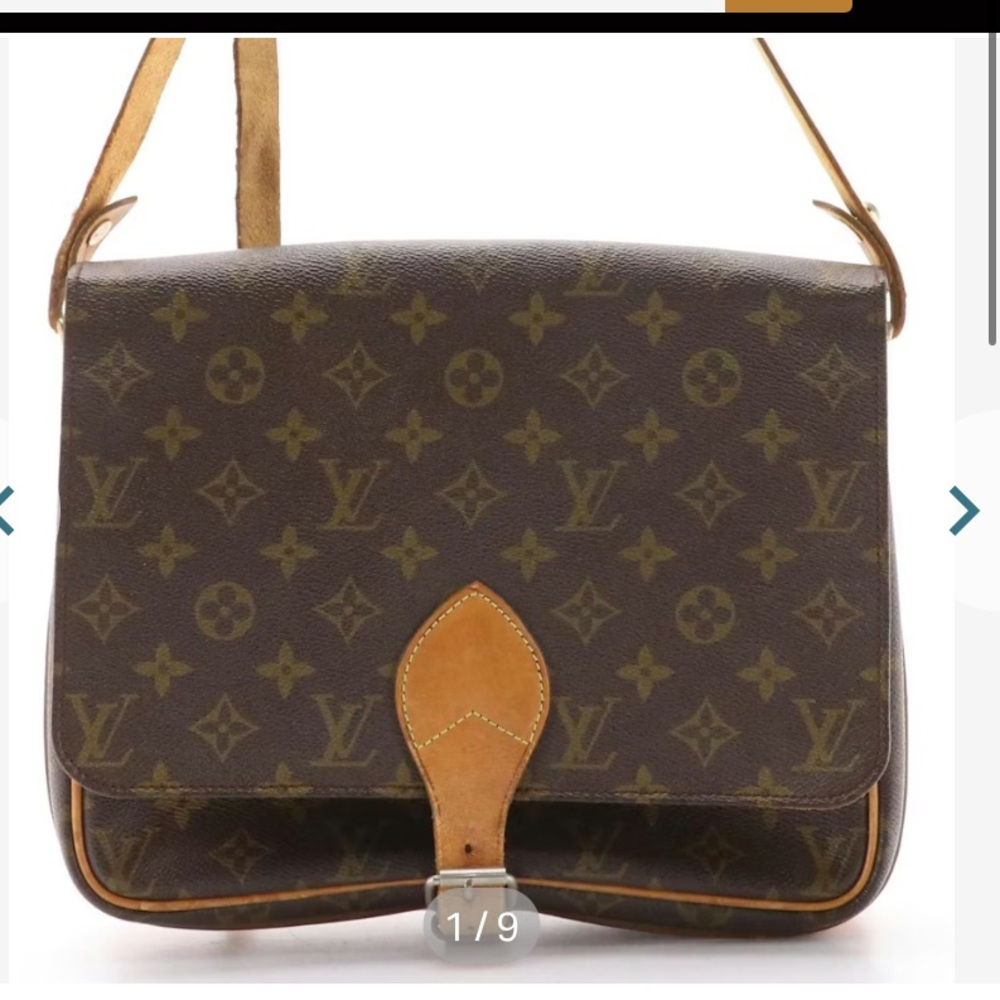 Louis Vuitton Cartouchiere Crossbody Bag in Monogram Canvas